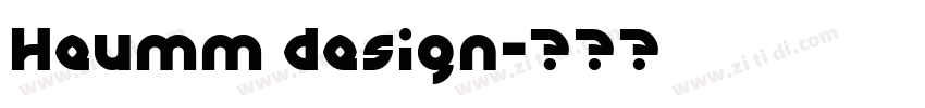 Heumm design字体转换